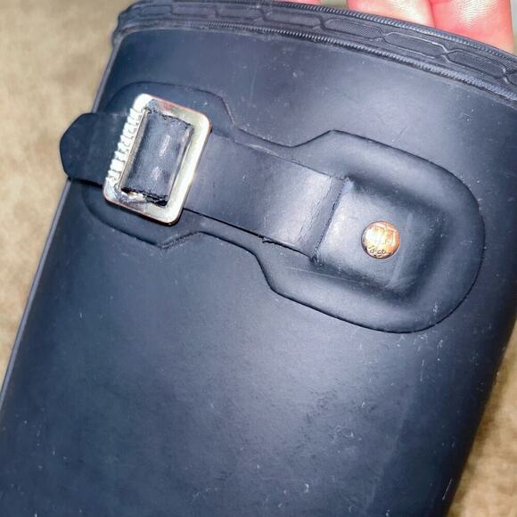 Hunter Original Navy Blue Tall Rain Boots Waterproof Womens Size 6 winter water - Picture 8 of 8